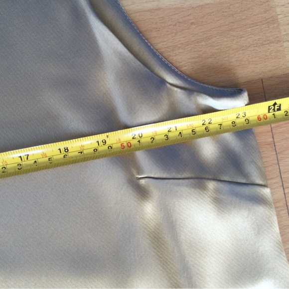 Jax Vintage Size 18 Gold Shell Tank Top Sleeveless Blouse Gold - Picture 8 of 13